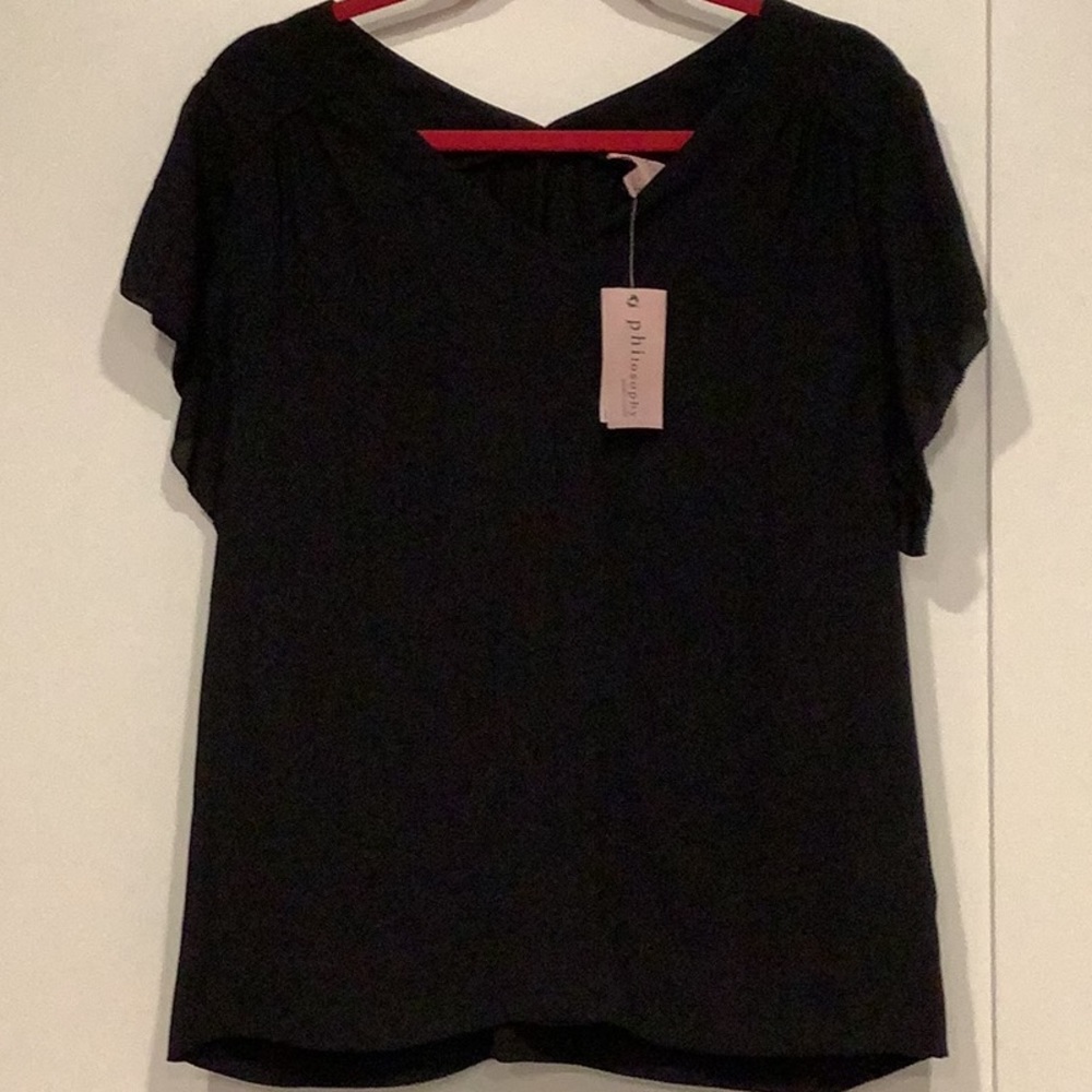 Philosophy blouse size large brand new with tags